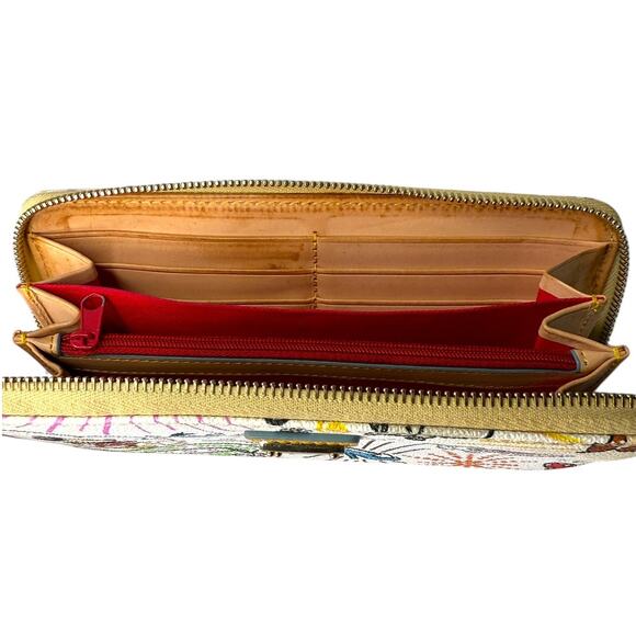 Disney Parks Dooney & Bourke White Sketch Long Wallet - Picture 9 of 16